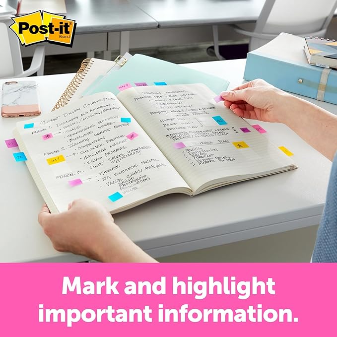 Post-it 684SHVA Message Flags Value-Pak, Sign Here, 240/PK, MI