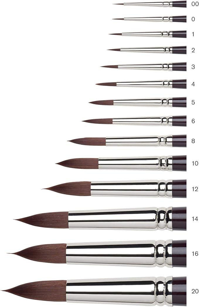 Winsor & Newton Galeria Brush Short Handle Round No 4 (Each) (2mm)