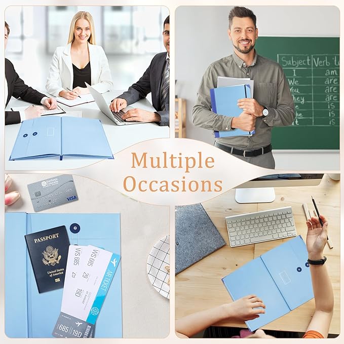 in Case I Go Missing Binder,The Folio Document Organizer,Lifebook Document Organizer with Labels,Suitable for Important Document,Emergency Binder,Life Binder,Passports,and Letters(Pink)