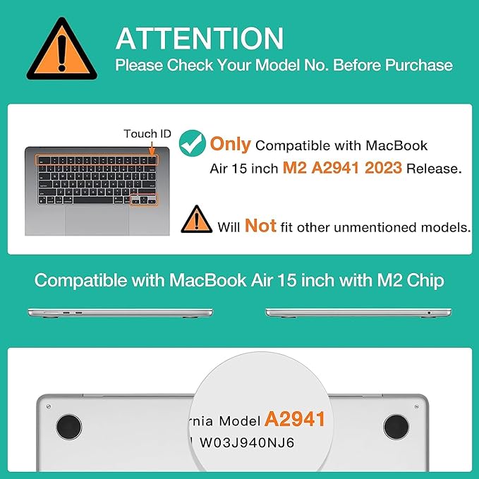 Compatible with MacBook Air 15.3-inch Hard Protective Shell Cace and Keyboard Cover (A2941, M2 Chip, 2023 Release) - Firefighter and USA Flag of Star and Stripe
