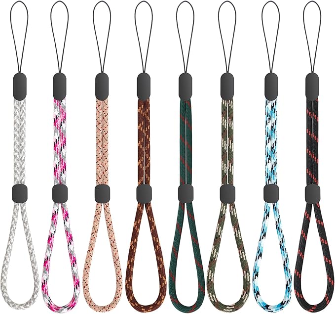 Hand Wrist Strap Lanyard, Adjustable Nylon Colorful for Mobile Phone, Camara, USB Flash Drive, ID Name Tag Badge