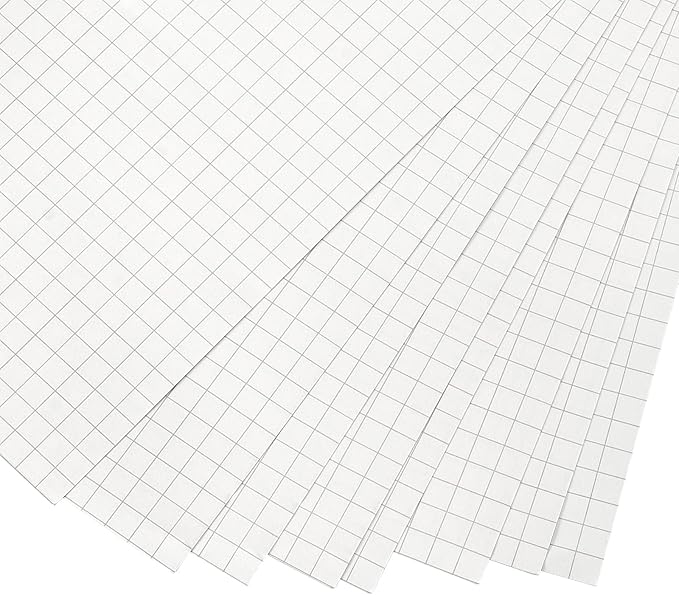 JAPCHET 800 Sheets A5 Grid Refill Paper, A5 Refill Paper Squared Planner Insert 6 Hole Punched for 5.8 x 8.25 Inch Notebook, 800 Sheets/ 1600 Pages