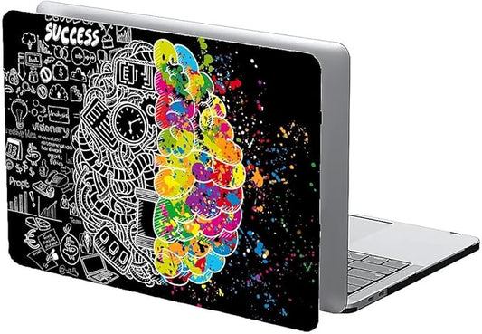 Compatible with 15.4 Inch MacBook Pro A1707/A1990, Left Right Brain Hard Plastic Shell Cover Case