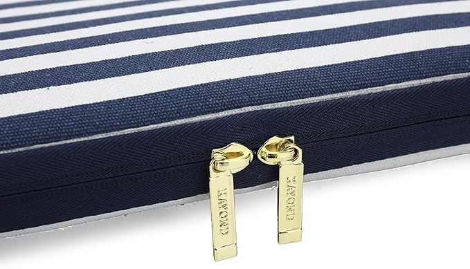 Kayond Canvas Water-Resistant 11 inch Laptop Sleeve with Pocket 11 inch 11.6 inch Laptop Case Compatible MacBook air 11 MacBook 12 Tablet (11-11.6 inches, Breton Stripe)