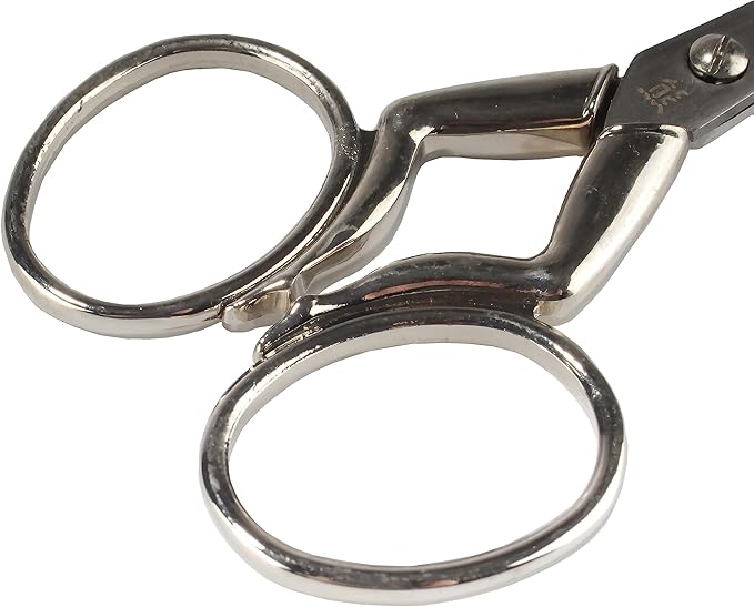 JubileeYarn Leg Shaped Cast Embroidery Craft Scissors - Silver - 10 Scissors