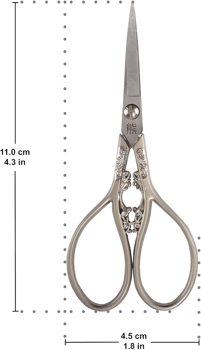 JubileeYarn Scrollwork Embroidery Craft Scissors - Assortment - 3 Scissors