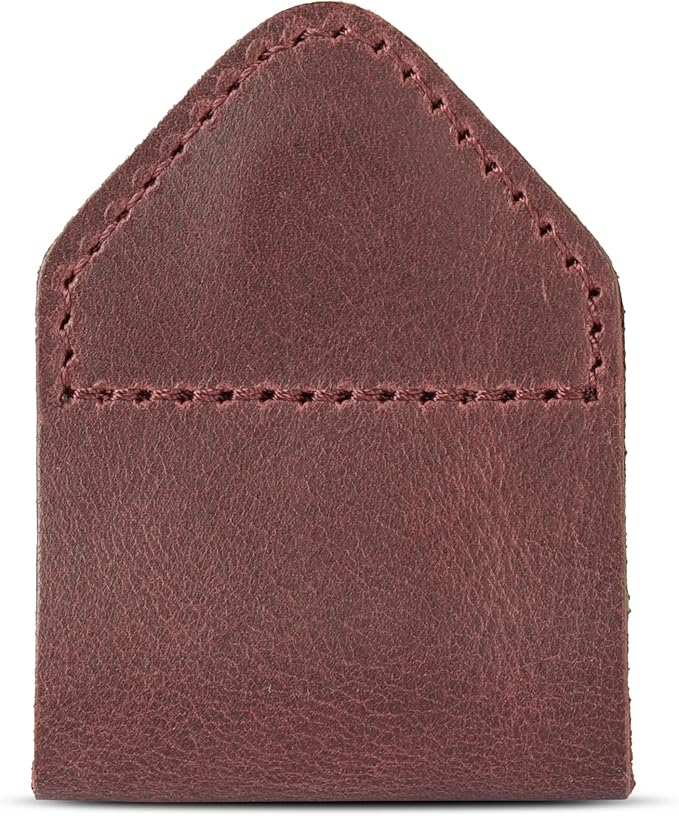 Londo Genuine Leather Handmade Bookmark (Set of 2) (Magnetic, Damson)