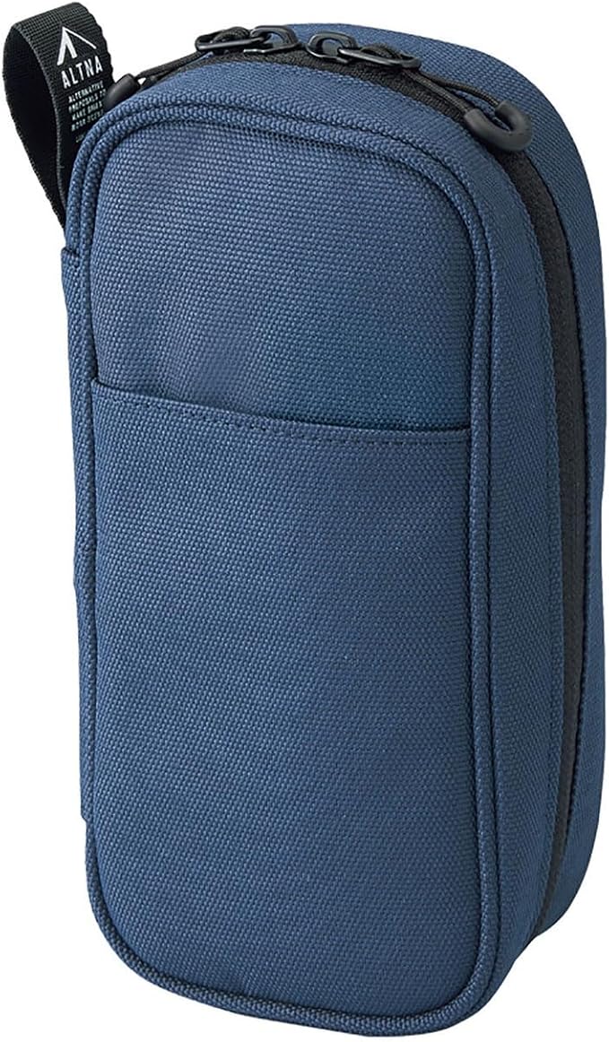 LIHIT LAB Gadget Pouch, 3.8 x 2.8 x 8.5, Navy Blue (A7764-11)