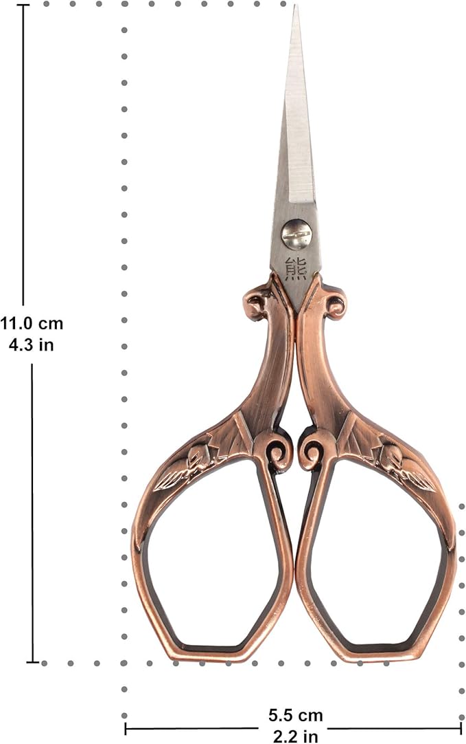 JubileeYarn Chinese Wing & Cloud Embroidery Craft Scissors - Assortment - 3 Scissors
