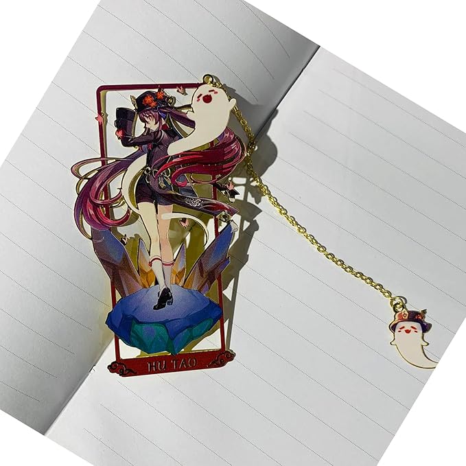 Dehya with Chain Original Genshin Impact Metal Bookmark - Collect All Your Favorite Characters!