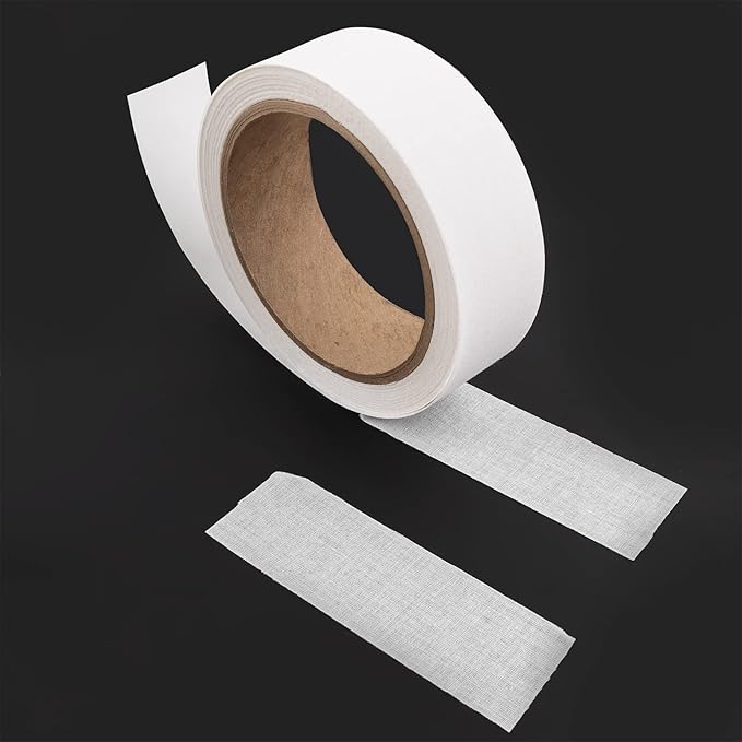 Lineco Self-Adhesive Linen Hinging Tape, 1.25 Inch x 35 Feet, Neutral pH Acrylic Adhesive, Acid-Free, Hinging Artwork, White