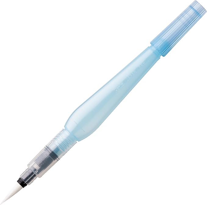 Pentel Arts Aquash Water Brush Assorted Tips, Pack of 4 (FRHBP4M)