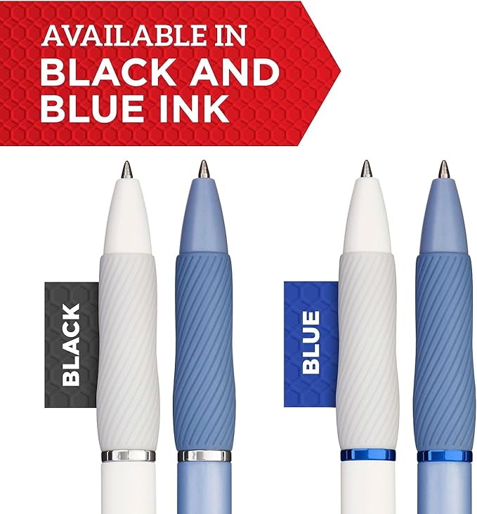 Sharpie S-Gel, Gel Pens, Medium Point (0.7mm), Black Gel Ink Pens, 12 Count