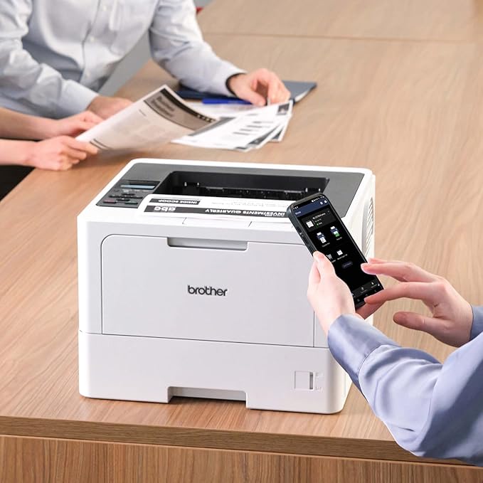 Brother HL-L5210DW Business Monochrome Laser Printer with Duplex Printing, Versatile Paper Handling, Wireless and Gigabit Ethernet Networking, and Mobile Printing (Renewed Premium)