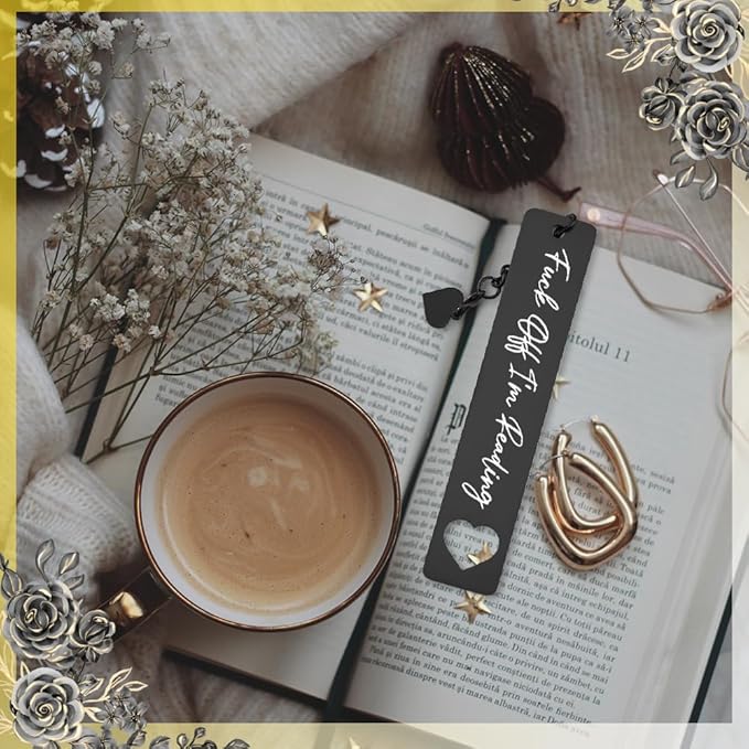 Funny Bookmark for Women Friends Book Lovers Librarian Gifts for Friends Book Lovers Unique Bookmarks Gift for Friends Book Lovers Book Markers for Reading for Women Friends Book Lovers WB92