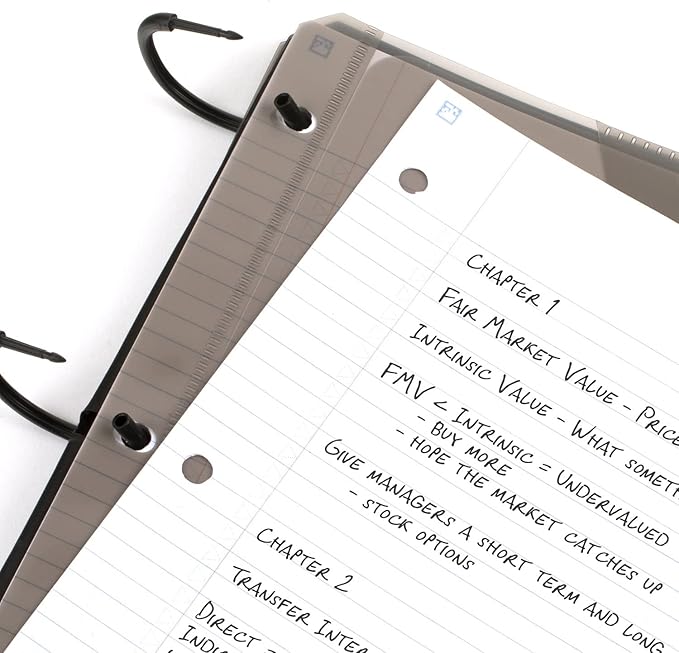Five Star Flex Refillable Notebook + Study App, College Ruled Paper, 1 Inch TechLock Rings, Pockets, Tabs and Dividers, 200 Sheet Capacity, Pacific Blue (29328AD2)