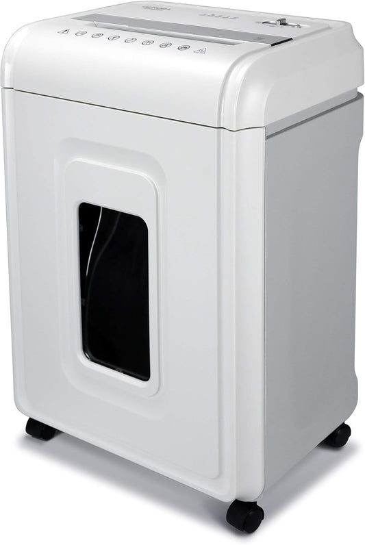 Aurora Heavy Duty High Security 16-Sheet Micro-Cut Shredder/Anti-Jam/60 Min Run Time/ 7-Gallon Pullout Basket and Casters, AU1680MA