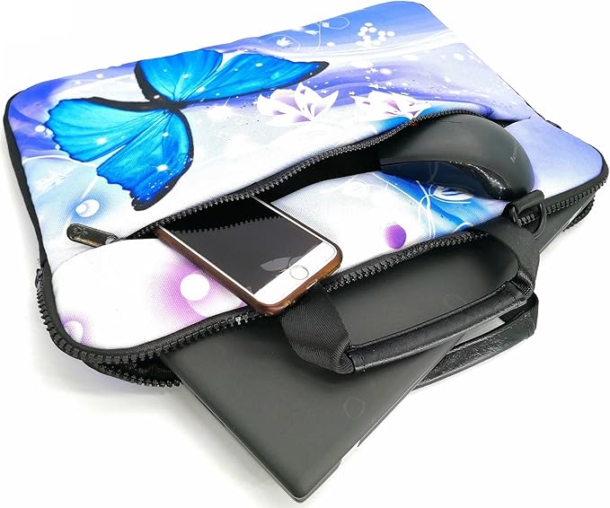 icolor 15" Laptop Shoulder Bag Sleeve Holder,14.2" 15.4 inch Computer Tablet Canvas Handbag Case Notebook Messenger Briefcase
