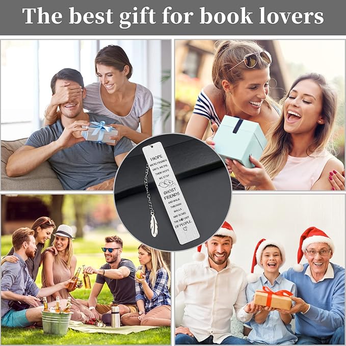 Bookmarks Gifts for Best Friends Book Markers Friendship Gifts for BFF Bestie Women,BookMarker for Birthday Christmas Valentines Gifts Female Friends Reading Present Book Club Gift JCH4