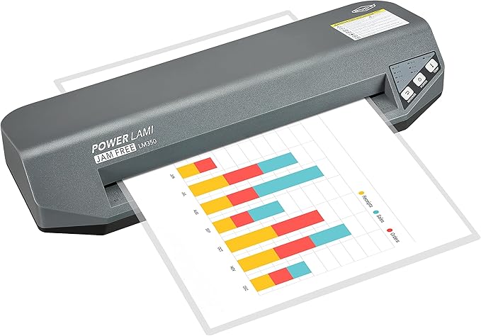 SINCHI 3-10 mil, Heavy Duty, 48-Second Warm-up Commercial Laminating Machine, Never Jam High Speed 13-inch Thermal Laminator Machine for Business/Office/School