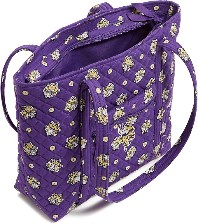Vera Bradley Women's Cotton NFL Small Vera Tote Bag (Multiple Teams Available)
