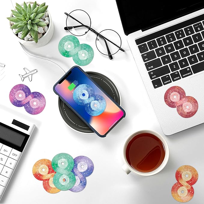 36Pcs Calm Stickers for Anxiety Sensory Stickers Calm Strips Anti Stress Anxiety Relief Items Tactile Textured for Breathing Exercise Fidget Strips for Kids Teens Adults Home Classroom Supplies