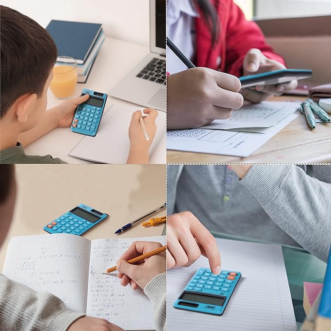 Mr. Pen- Standard Function Calculator, 12 Digits, Small Calculator, Solar Calculator, Pocket Calculator, Simple Calculator, Basic Office Calculators, Solar Handheld Calculator, Standard Calculator
