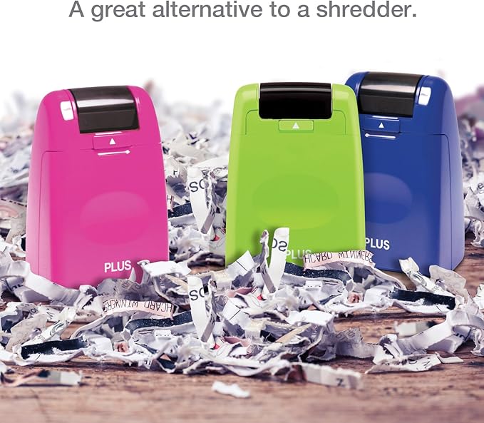 Plus Guard Your ID Roller Stamp, Pink