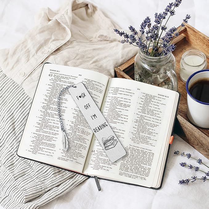 Funny Bookmarks for Book Lovers,Reading Gifts for Book Lovers Women Men Writers Reader Friends Christmas Gifts,Stocking Stuffers for Librarian Student Coworker Teens Girl Boy Graduation Gifts