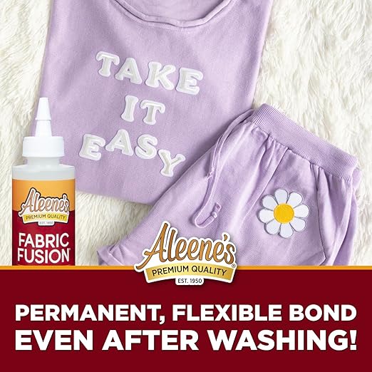 Aleene's Fabric Fusion Permanent Fabric Adhesive 3-Pack, 4 oz.