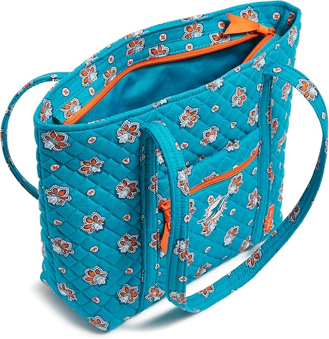 Vera Bradley Women's Cotton NFL Small Vera Tote Bag (Multiple Teams Available)