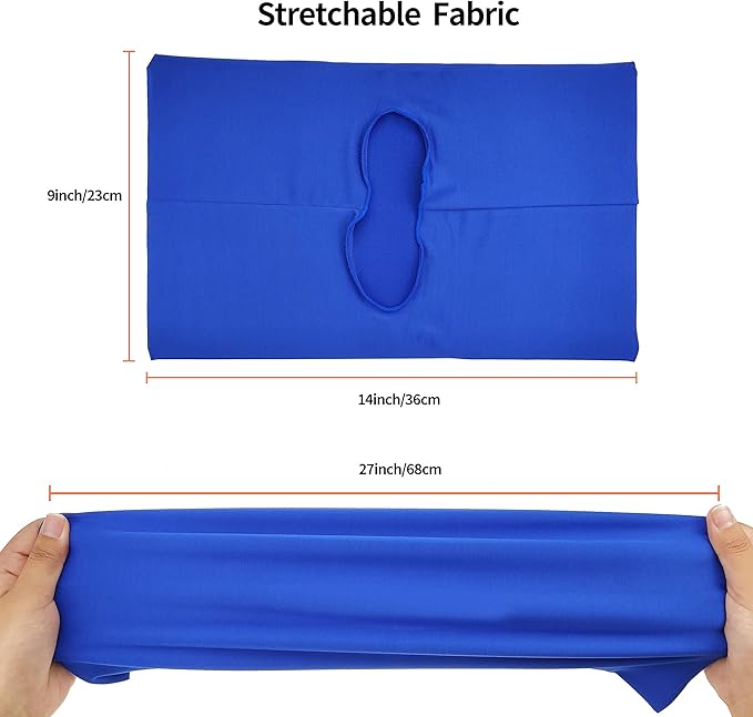 Grey Stretchable Jumbo Book Covers, Washable Reusable Book Protector fits Hardcover Textbooks up to 9" X 12" Office Supply with Free Sticker Labels (1 Pack, Grey)