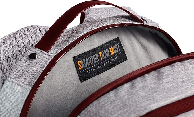 STM Myth Backpack featuring luggage pass-through 18L / 15" Laptop - Windsor Wine (stm-117-186P-04)