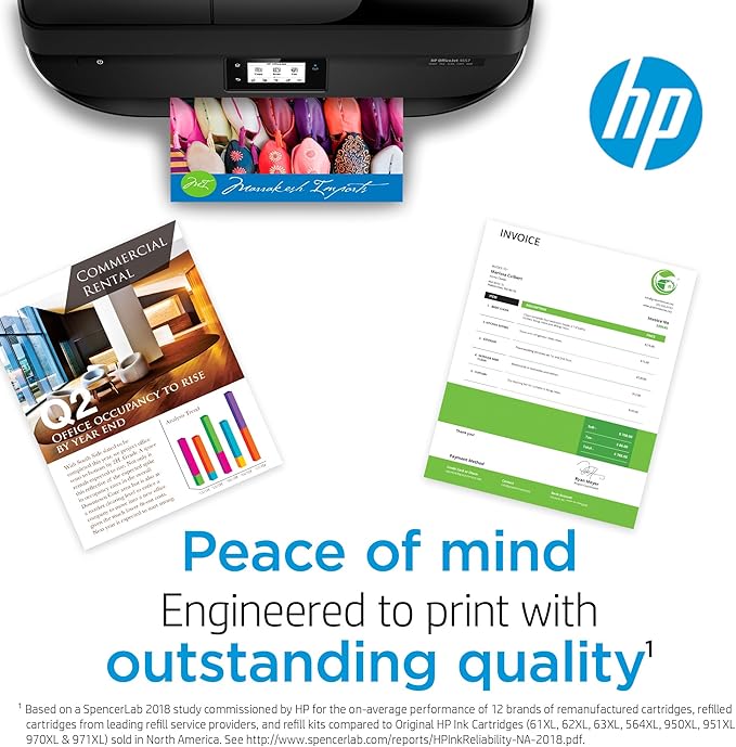 HP 902XL Black High-yield Ink Cartridge | Works with HP OfficeJet 6950, 6960 Series, HP OfficeJet Pro 6960, 6970 Series | Eligible for Instant Ink | T6M14AN