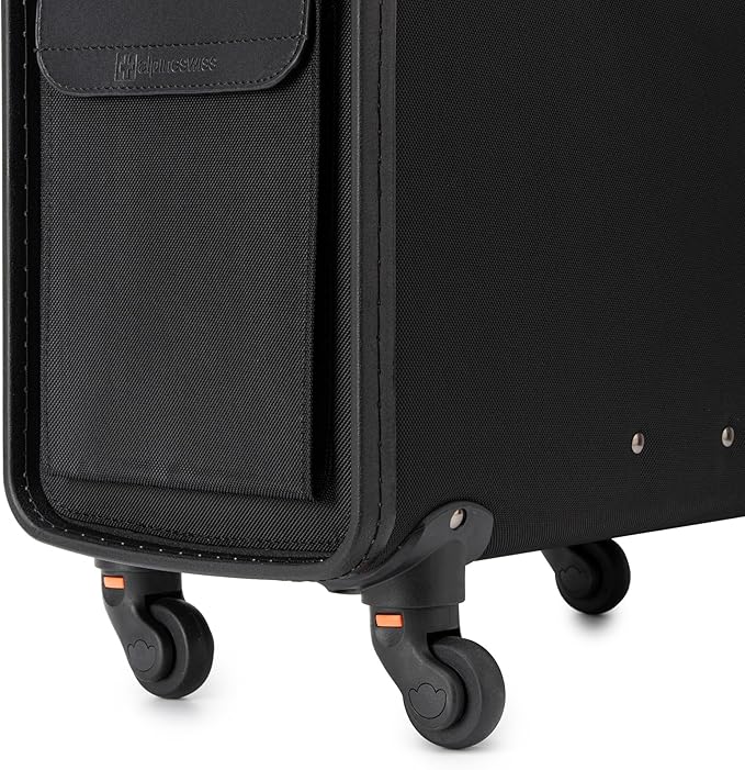 Alpine Swiss 17” Laptop Rolling Briefcase 4 Wheels Pilot Lawyer Attache Travel Case
