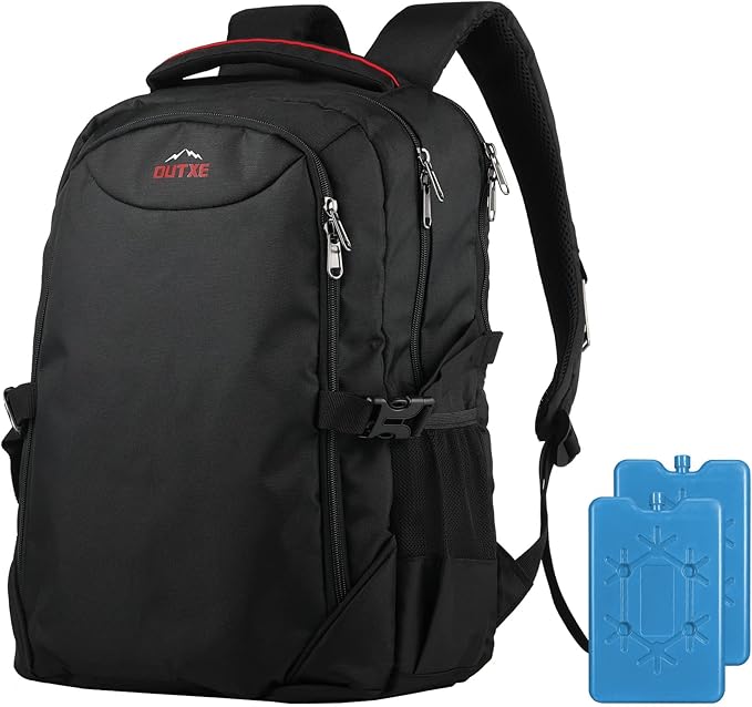 OUTXE Cooler Backpack 22L Insulated Cooler Bag for 15.6" Laptop Lunch Backpack for Work Daily Backpack