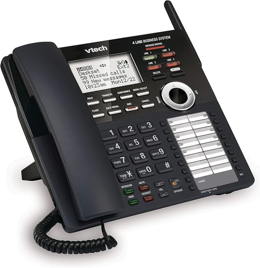 VTech AM18247 Extension Deskset for VTech AM18447 Small Business System, Black