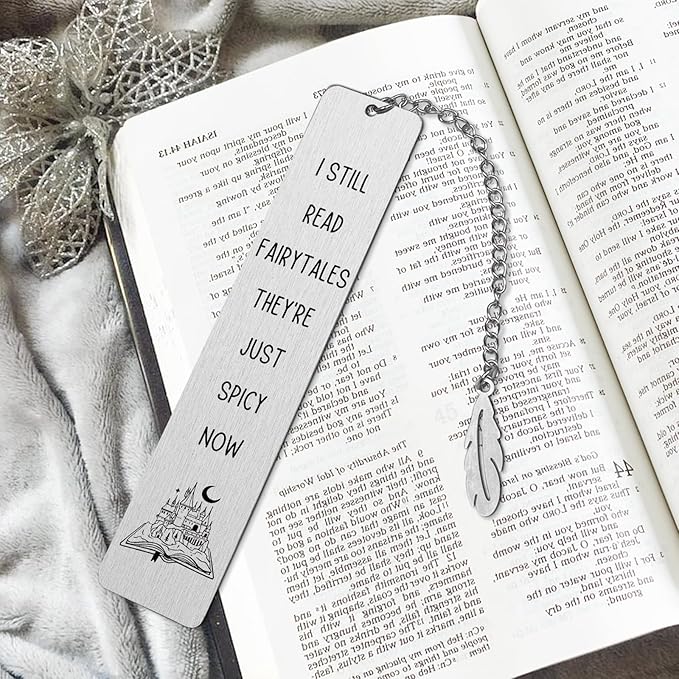 Funny Bookmark for Spicy Fairytale Bookish Gift for Women Girls Book Lover Gifts for Spicy Reader Romance Lover Reading Gift Bookworm Birthday for Friends Valentines Christmas for Her