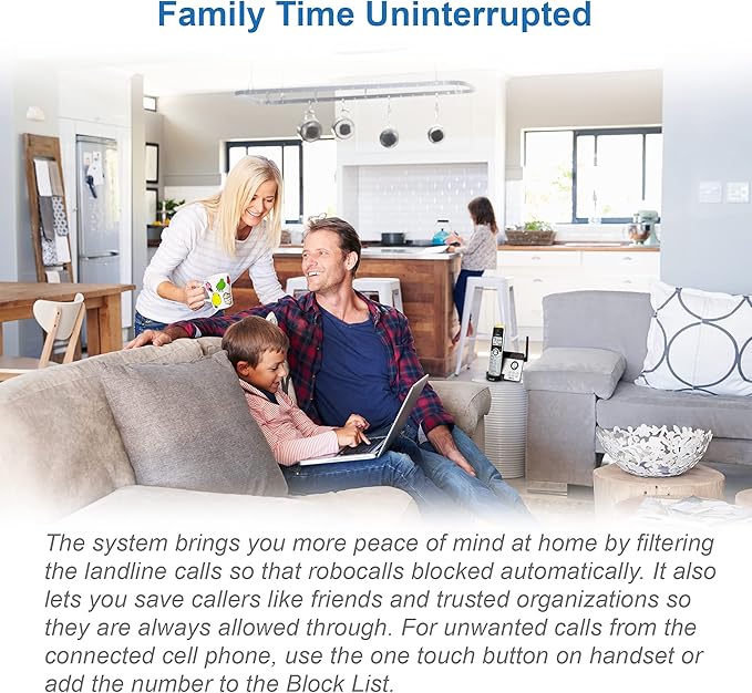 VTech IS8121-3 Super Long Range up to 2300 Feet DECT 6.0 Bluetooth 3 Handset Cordless Phone for Home with Answering Machine, Call Blocking, Connect to Cell, Intercom and Expandable to 5 Handsets