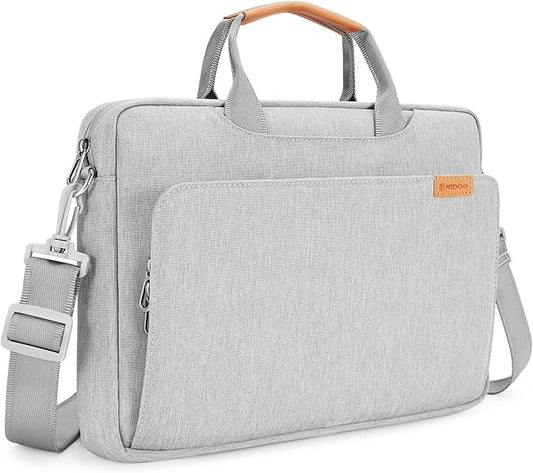 NIDOO Laptop Sleeve Shoulder Bag for 12.9" iPad Pro M1 M2 2022/13" 13.6" MacBook Air M2 / 13 MacBook Pro M2 M1 / Surface Pro X 8 9 7+, Briefcase Handbag for 13.4" Dell XPS 13 Plus / 12.4" Galaxy Tab