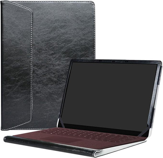 Alapmk Protective Case for 13.5" Microsoft Surface Laptop 5 13.5/Surface Laptop 4 13.5/Surface Laptop 3 2019/Surface Laptop 2 2018/Surface Laptop (Not fit Surface Laptop 3 15/Surface Laptop Go),Black