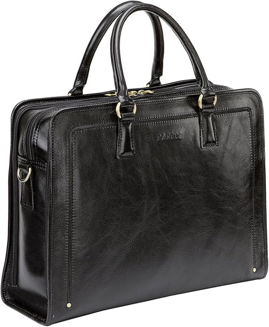 Banuce Vintage and Stylish Genuine Full Grains Italian Leather Briefcase for Women Laptop Bag Business Work Bag