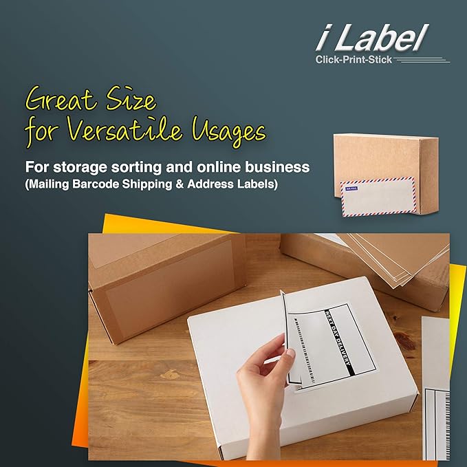 24UP 1.5" x 1.5" Square Labels for Laser & Inkjet Printers[150 Sheets,3600 Labels]