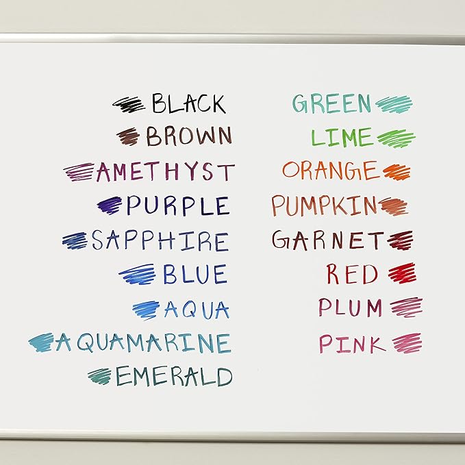 EXPO Low Odor Dry Erase Markers, Chisel Tip, Assorted Colors, Pack of 36 - Ideal for Classrooms, Offices & Home Offices