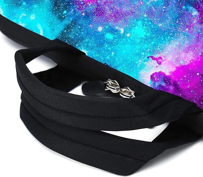 11.6" 12.2 inches Laptop Sleeve Chromebook Case Ultrabook Case Notebook Sleeve Tablet Case Neoprene Handle Sleeve for Men Women, Two Pockets Fit Apple MacBook Air Samsung Acer HP(Blue galaxys)