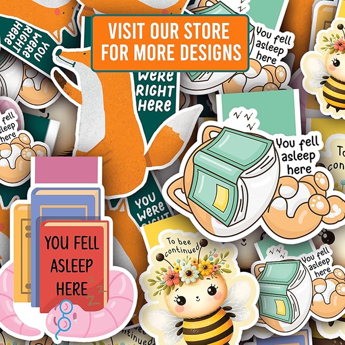 (1Pcs) to Bee Continued Magnetic Bookmark Book Page Markers Gift for Reading Lover Nerd Book Addict Bookish Reader Student Teacher Office Stationery - Size 3"x2.5" When Folded
