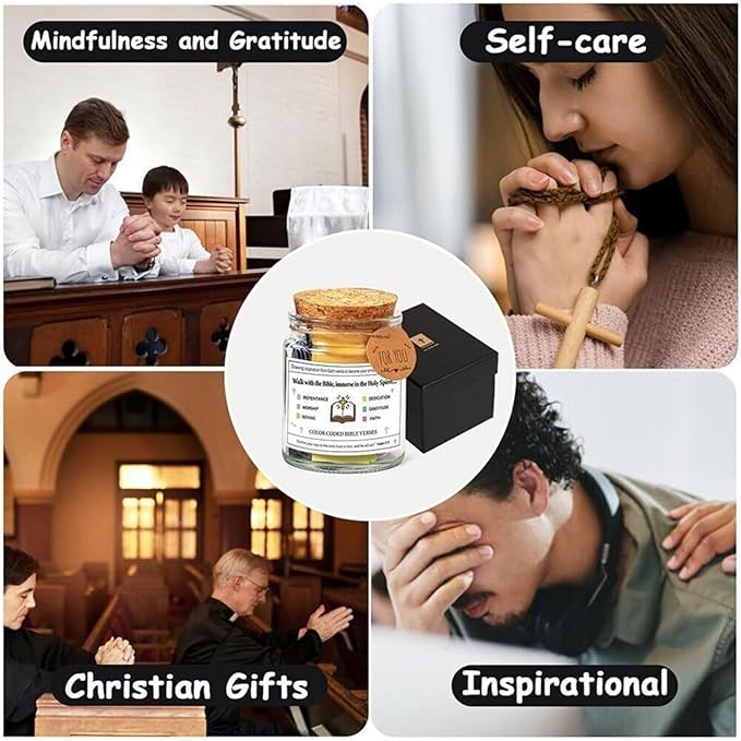 Bible Verses in a Jar,Bible Verses for Emotions and Feelings, Bible Jar of Virtues for Daily Character Development & Spiritual Enrichment, 90 Coloring Bible Cards for Christian Easter Gift (B)