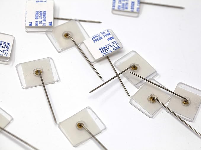 Partition Pins | Decor Cloth Pins | Pins for Office Cubicles - Pack of 10 Durable Fabric Pins for Furniture, Office Signs and Fabric Mounting - Made in The USA