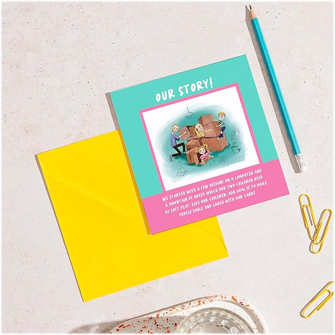 Huxters Birthday Card from the Dog – Boxer - Happy Birthday to Dog Mum and Dog Dad – Birthday Card from the Dog to Friends Family First Birthday (Boxer)