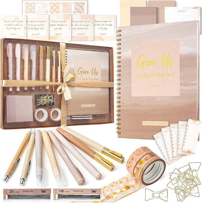 Mr. Pen- Bible Journaling Kit for Women, Golden Blush Color Theme, Bible Study Supplies Journaling Kit, Easter Gift